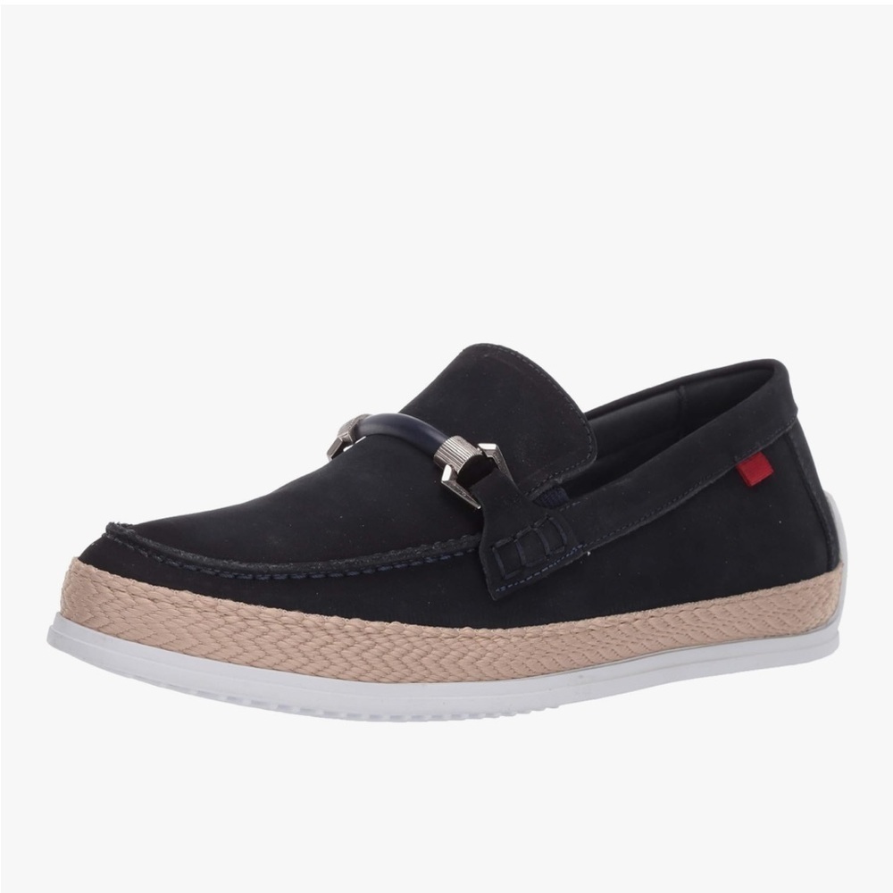 NWT Marc Joseph New York Leather Luxury Deck Shoe Bit Buckle/Rope Detail Boat 10